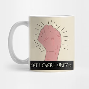 Cat lovers united Mug